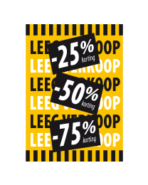 Poster Leeg verkoop PO-043