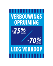 Poster verbouwings opruiming PO-049