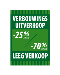 Poster Verbouwings uitverkoop PO-048