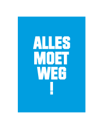 Poster alles moet weg O-006-lichtblauw-swatch