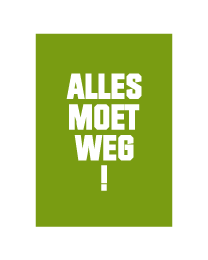 Poster alles moet weg O-006-groen-swatch