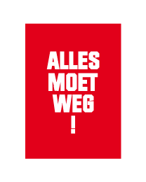 Poster alles moet weg O-006-rood-swatch