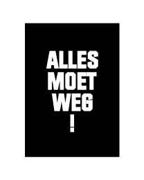 Poster alles moet weg O-006-zwart-swatch
