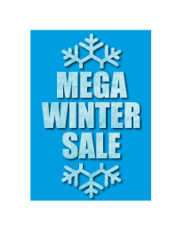 Poster mega winter sale PO-028