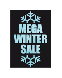 Poster mega winter sale PO-028