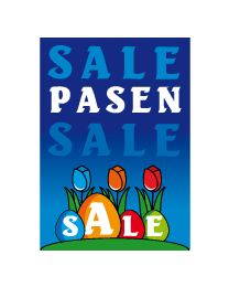 Poster sale pasen tulp PO-010