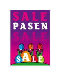 Poster sale pasen tulp PO-010