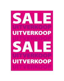 Poster sale uitverkoop PO-002