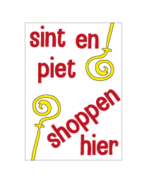 Poster sint en piet PO-018
