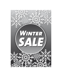 Poster winter sale PO-035