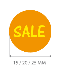 productstickers sale rond STV-008