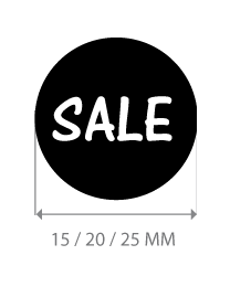 productstickers sale rond STV-007