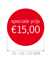 productstickers speciale prijs SP001