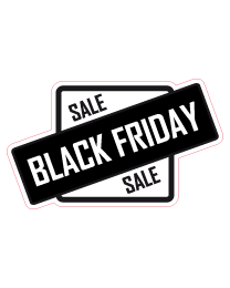 Etalagesticker black friday sale