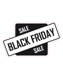 Etalagesticker black friday sale
