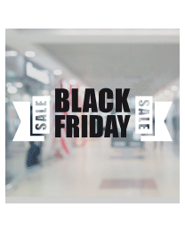 Raamsticker black friday BF-031