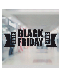 Raamsticker black friday BF-031