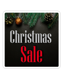 Etalagesticker christmas sale