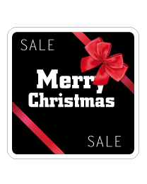 Etalagesticker merry christmas sale
