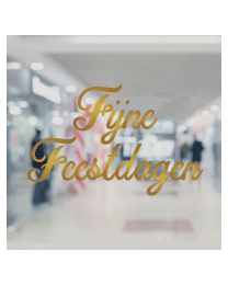 Raamsticker fijne feestdagen VA-0111