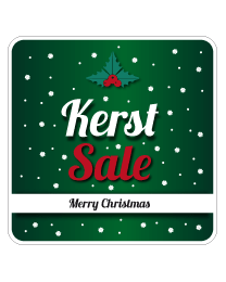 Etalagesticker kerst sale