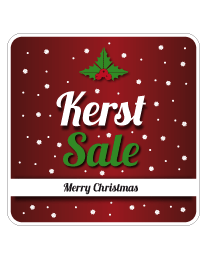 Etalagesticker kerst sale
