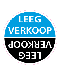 Vloersticker leegverkoop VLCI-0031