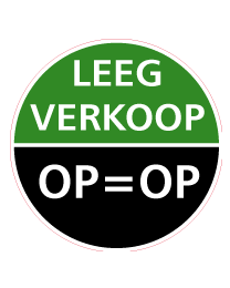 Vloersticker leegverkoop op=op VLCI-0029