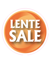 Etalage lentesticker rond