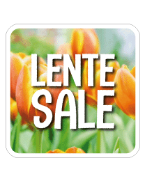 Etalagesticker lente sale