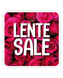 Etalagesticker lente sale