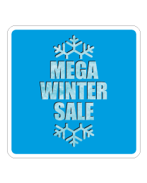 Etalagesticker winter sale