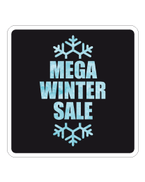 Etalagesticker winter sale