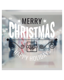Raamsticker merry christmas VA-0110