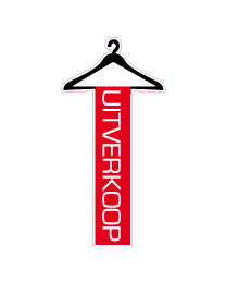 Etalage uitverkoopsticker