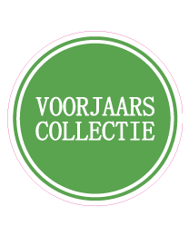 Etalagesticker voorjaars collectie rond