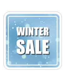 Etalagesticker winter sale