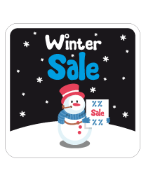 Etalagesticker winter sale 