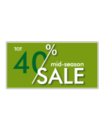 Etalagesticker mid-season sale