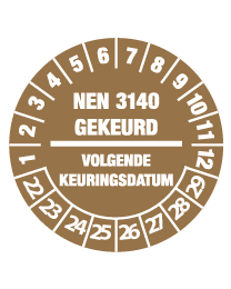 Keuringssticker KS-007