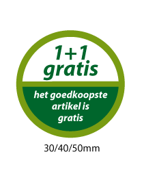 productstickers 1+1 gratis STV-046