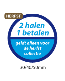 productstickers 2 halen 1 betalen herfst STV-035