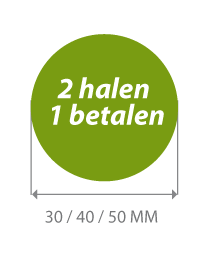 productstickers 2 halen 1 betalen STV-023