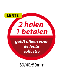 productstickers 2 halen 1 betalen lente STV-036