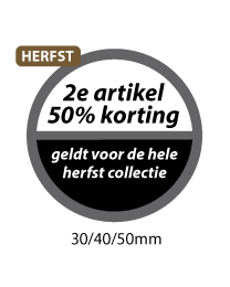 productstickers 2e artikel korting herfst STV-044