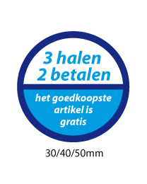 productstickers 3 halen 2 betalen STV-045