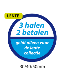 productstickers 3 halen 2 betalen lente STV-040