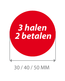 productstickers 3 halen 2 betalen STV-022