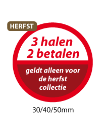 productstickers 3 halen 2 betalen herfst STV-039
