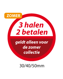 productstickers 3 halen 2 betalen zomer STV-041